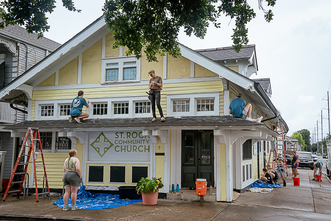 Painting St Roch Community Church